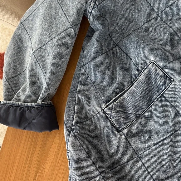 Vici Large Xander quilted denim jacket - Picture 2 of 3